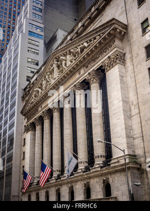New York Stock Exchange, Broad Street, New York City, USA. Stockfoto