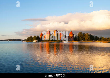 Trakai Insel Burg in Litauen, Osteuropa. Stockfoto