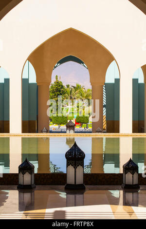 Sultanat Oman - Januar 12,2016: Hotel Salalah Rotana Resort in Dhofar, Oman. Stockfoto