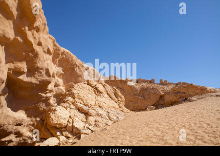 Die antike Stadt Ubar, Shisr in Dhofar-Region, Oman. Stockfoto