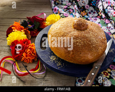 Pan de muerto Stockfoto