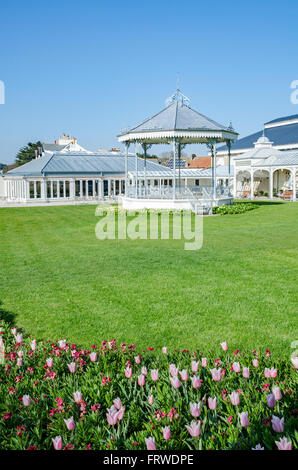 Die viktorianischen Musikpavillon im Prinzessin-Pavillon in Falmouth, Cornwall, UK Stockfoto