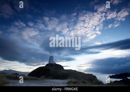 Ein schöner Abend auf Llanddwyn Island Stockfoto