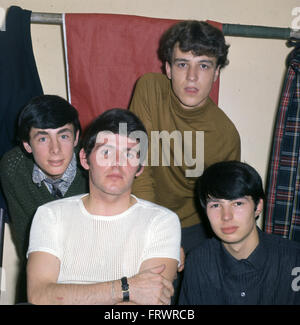 TONY JACKSON und die Vibrationen britischen pop-Gruppe im Jahr 1964 mit Jackson in weiß. Foto Tony Gale Stockfoto