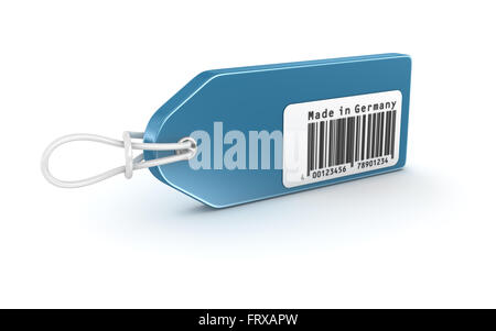 Made in Germany, ist dies ein Computer generierten und 3d gerenderten Bild. Stockfoto