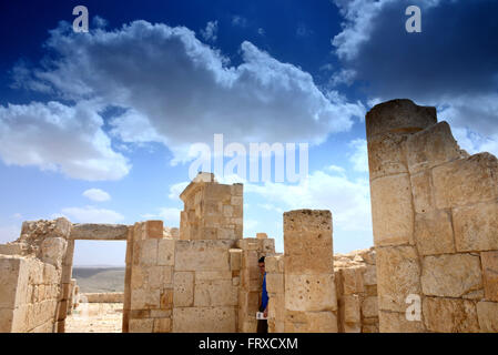 Ausgrabungen in der Nähe von Advad, Wüste Negev, Süd-Israel, Israel Stockfoto