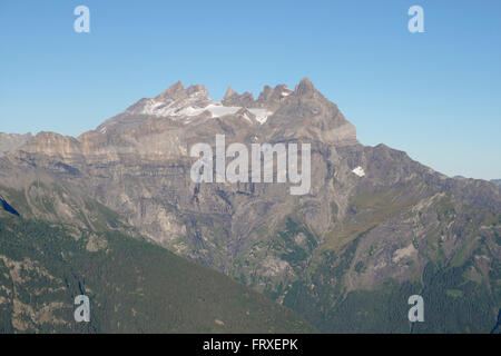 Dents du Midi, Cime de l ' est, Schweiz Stockfoto