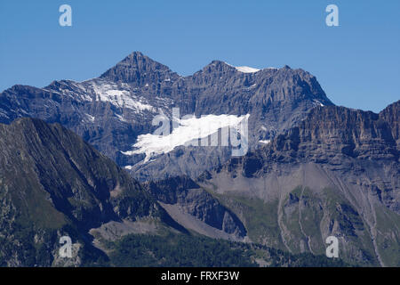 Tour Salliere, Massif des Dents du Midi, Schweiz Stockfoto