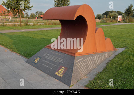 Das Wiltshire Regiment Denkmal in Elden, Niederlande. Stockfoto