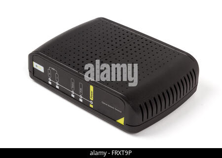 Passive Optical Network, ONT Endbenutzer optische Netzwerk terminal Stockfoto