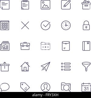 flache Ordner Symbol Stock Vektor