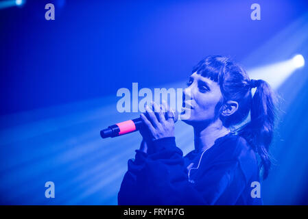 Chicago, IL, USA. 24. März 2016. Mala Rodriguez führt bei Doppeltür in Chicago, Illinois. Bildnachweis: Max Herman/Alamy Live-Nachrichten Stockfoto