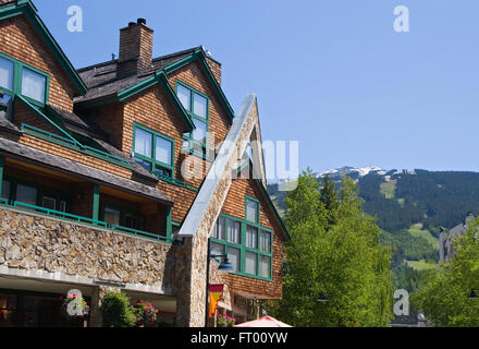 Vancouver - Whistler für 2010 Winter Olympischen Spiele ausgewählt. Whistler ist eine kanadische Stadt in British Columbia. Stockfoto