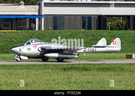 de Havilland DH-100 Vampire Mk.6 (FB.6) HB-RVN Stockfoto