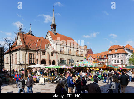 Deutschland, Niedersachsen, Göttingen, Marktplatz, GänselieselBrunnen