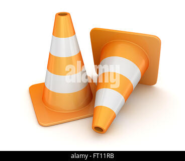 Verkehr Kegel Stockfoto