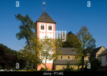 BRD, Nordrhein-Westfalen, Rheinisch-Bergischen Kreis, Odenthal, Romanische St.-Pankratius-Kirche Stockfoto