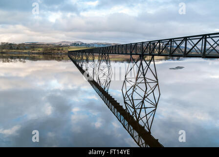 Trawsfynydd See oder Llyn Trawsfynydd ist ein großer Mann aus Vorratsbehälter für das Hydro Electric power station in Maentwrog verwendet Stockfoto