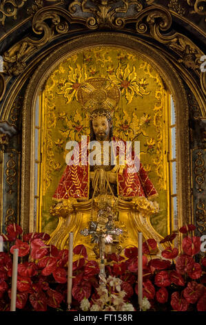 Senhor Santo Cristo Dos Milagres. Kloster und Kapelle unserer lieben Frau der Hoffnung. Ponta Delgada. Insel São Miguel. Azoren. Portugal. Stockfoto