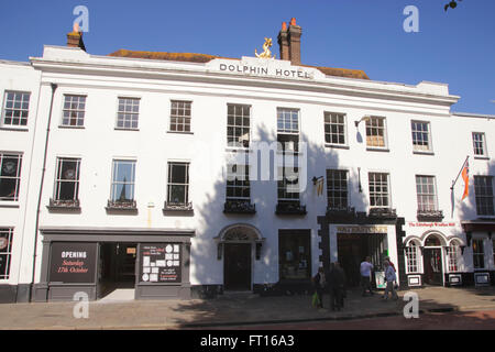 Delphin und Anker Hotel West Straße Chichester West Sussex Stockfoto