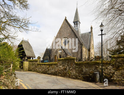 Luss Pfarrkirche in Luss, Argyll and Bute, Scotland, UK Stockfoto