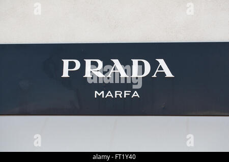 Szenen rund um Marfa, TX Stockfoto