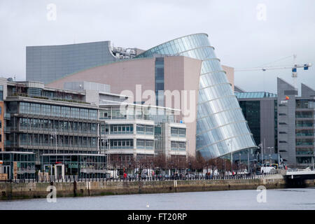 Die Convention Centre Dublin Gebäude in den Docklands von Dublin, Republik Irland, Europa Stockfoto