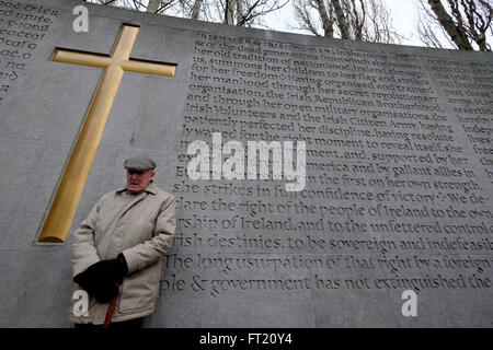 Grab der hingerichteten Führer der Osteraufstand von 1916, in der alten Gefängnishof von Arbour Hill Prison, Dublin, Irland Stockfoto