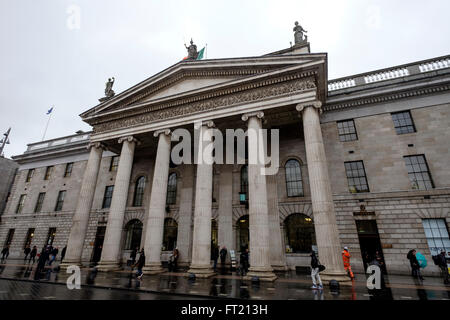 Hauptpostamt in der O' Connell Street in Dublin, Republik Irland, Europa Stockfoto