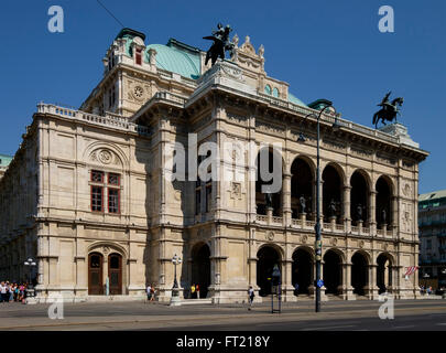 Wiener Staatsoper in Wien, Österreich, Europa Stockfoto