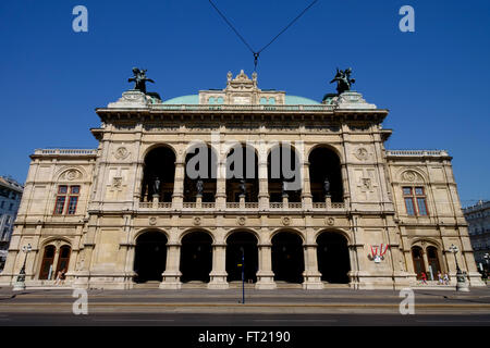 Wiener Staatsoper in Wien, Österreich, Europa Stockfoto