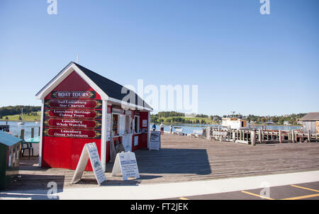 Lunenburg ist eine kanadische Hafenstadt in Lunenburg County, Nova Scotia. Auf die Provinz South Shore liegt Lunenburg Stockfoto