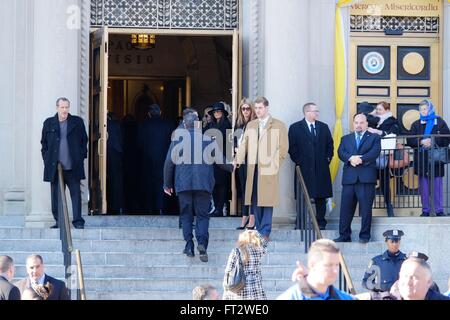 Die Beerdigung von großen Ang mit: Gast, Atmosphäre wo: Manhattan, New York, Vereinigte Staaten, wann: 22. Februar 2016 Stockfoto