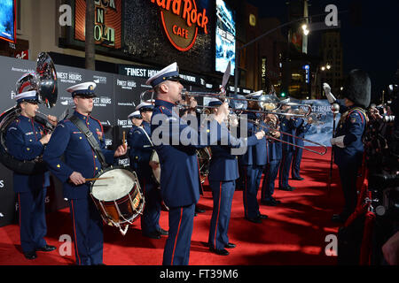 LOS ANGELES, CA - 25. Januar 2016: Atmosphäre bei der Premiere von "The Sternstunden" am TCL Chinese Theatre in Hollywood. Stockfoto