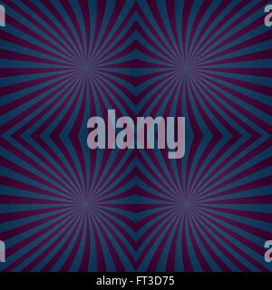 Dunkle nahtlose hypnotische Wirbel Muster Hintergrund Stock Vektor