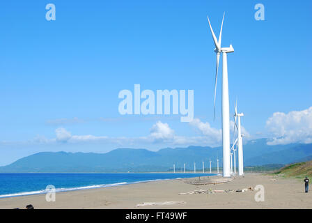 Bangui Windpark, Ilocos Norte, Philippinen Stockfoto