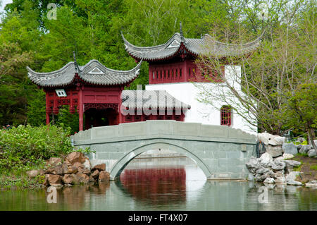 Chinesische Botanischer Garten - Montreal - Kanada Stockfoto