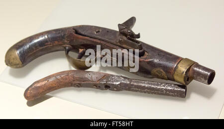 Alte Waffen aus dem 18. Jahrhundert Stockfoto