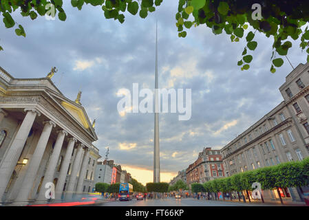 Spire in Dublin, Irland in der Sommerzeit Stockfoto