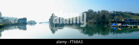 Licht des frühen Morgens an der Mündung der Kingsbridge. Kingsbridge, Devon. UK Stockfoto