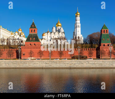 Kathedrale in der Kremlmauer in Moskau Kreml, Russland Stockfoto