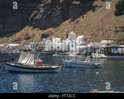 Santorini griechische Inseln Thirasia Stockfoto