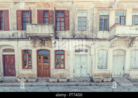 Alte Stadtarchitektur und Bauwesen Stockfoto