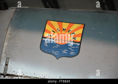 Nahaufnahme des Insignia auf ein WWII deutsche Focke Wulf 190 in der Military Aviation Museum in Virginia Beach. Stockfoto