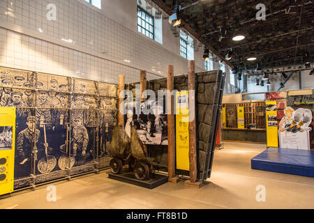 Zeche Zollern, Zeche Zollern, geschlossen im Jahr 1960, heute ein Museum Industriekultur, in Dortmund, Deutschland Stockfoto