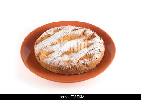 Neapolitanische Pastiera (Osterkuchen) Stockfoto