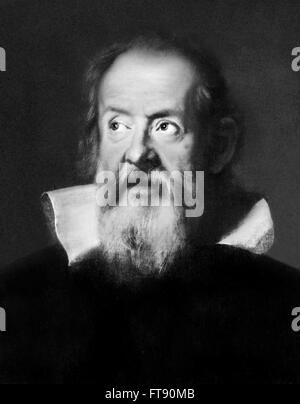Galileo (1564-1642), Portrait. Stockfoto
