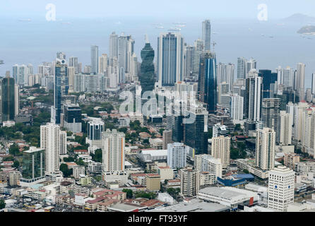 Luftaufnahme von Panama-Stadt, Panama Stockfoto