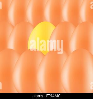 Ostern-Gold Egg Stock Vektor