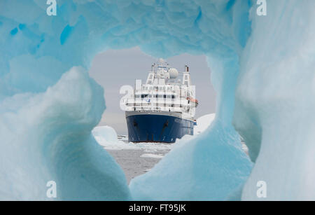 Eisberg vor der Küste der Antarktis Stockfoto
